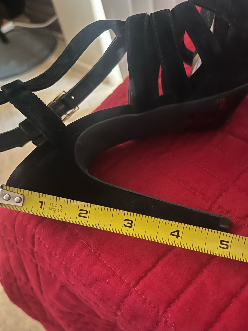 Black Strappy High Heel Sandals